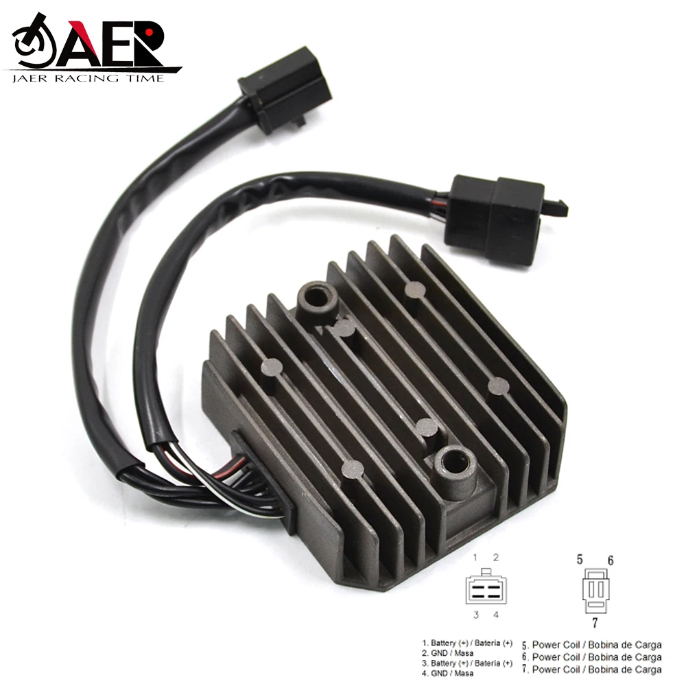 JAER SH603-12 Motorcycle Voltage Regulator Rectifier for Honda VRX400 Steed 400 1992-1998 NV400 Shadow 1992-1997 NV600 Shadow