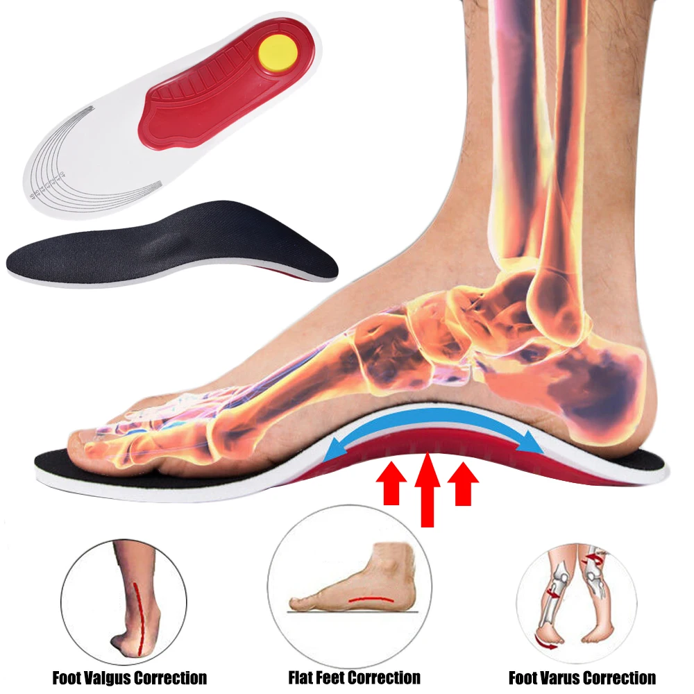 

Orthopedic Insoles for Shoes Men Flat Feet Orthotic High Arch Support Foot Insoles for Sneakers Women Plantar Fasciitis Shoe Pad