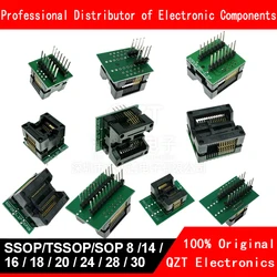 SOP8 Đốt Cháy Trong Ổ Cắm 14/16/18/20/24/28 Để Chấm Rộng Và Thân Hẹp chip Adapter IC Chuyển Đổi Thử Nghiệm Ghế