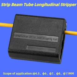 Pelacables de tubo de haz Longitudinal de 4,5/6/7/8/11mm, cortadora de funda de Cable de fibra óptica, herramientas FTTH de tubo suelto de fibra óptica