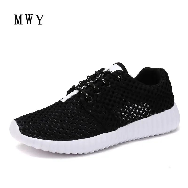 MWY Women Shoes Breathable Mesh Hollow Network Soft Lightweight Casual Shoes Sneakers Female Dames Schoenen Flats Shoes Women