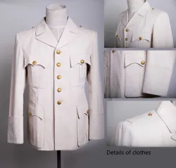 WW2 Germany White general uniform North Africa