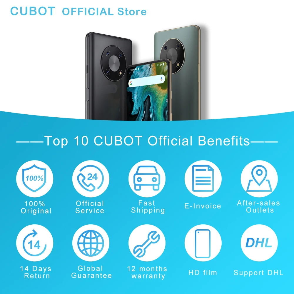 Imagem -06 - Estoque Cubot Max Smartphone 695 Tela Cheia Grande Mini Tablet Câmera Tripla de 48 mp Bateria Maciça de 5000mah Telefone Android 11 Nfc Celular Dual Sim 4g gb de Ram 64 gb Rom 256 gb Estendido Otg em
