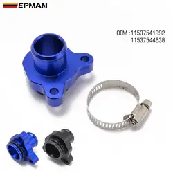 connector EPMAN Aluminium Coolant Fitting Water Hose Adapter Replacement for BMW N54 335i 11537541992 11537544638 EPWT992BMW