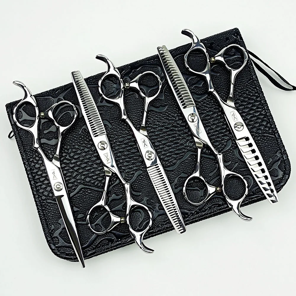 

Professional Japan 440c Steel 6 Inch Tire Handle Cut Hair Scissors High Quality Barber Cutting Hairdressing Scissors