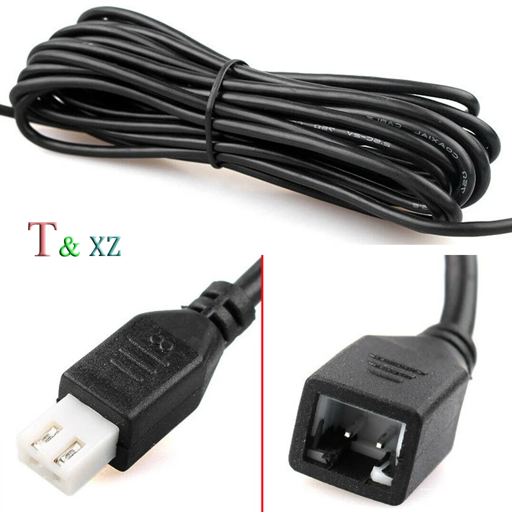 1m/ 2.5m/ 3.5m/ 4m/ 6m  2 Pin Extension Cable Cable For Parking Sensor Waterproof 4 Pcs/ lot
