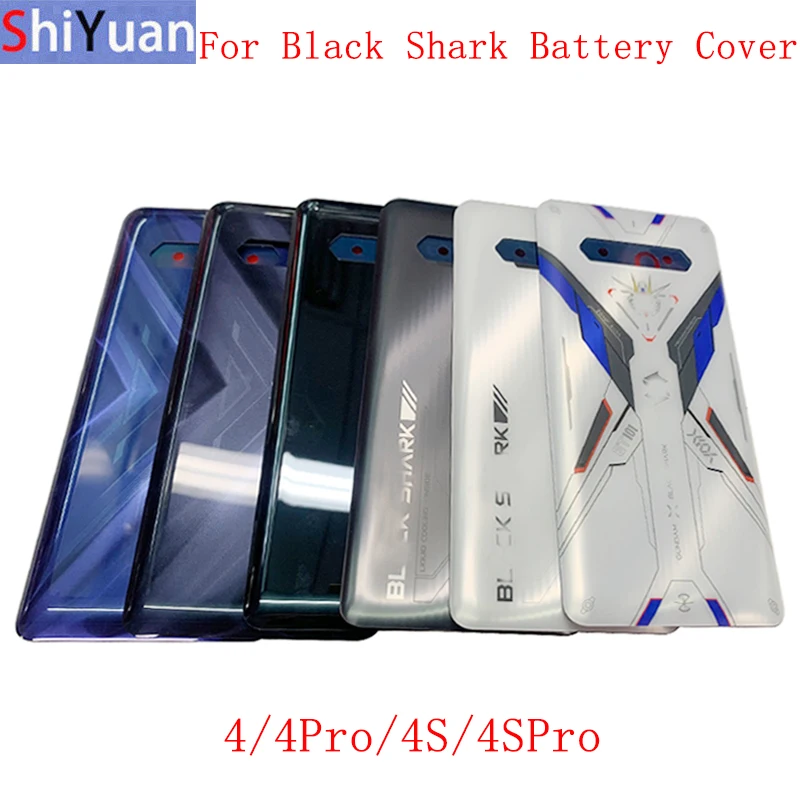 Battery Cover Rear Door Panel Housing Case For Black Shark 4 Pro 4S Pro Back Cover with Logo Replacement Parts