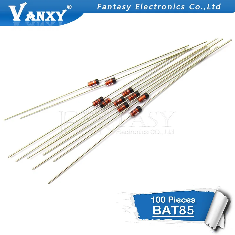 100PCS BAT85 DO-35 BAT41 BAT42 BAT43 Schottky rectifier