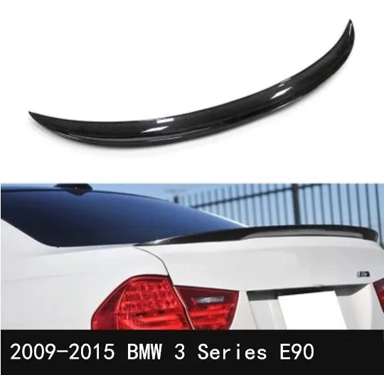 Carbon Fiber Car Rear Wing Trunk Lip Spoilers For BMW 3 Series E90 320i 318i 325i 330i 2009 2010 11 2012 2013 2014 2015