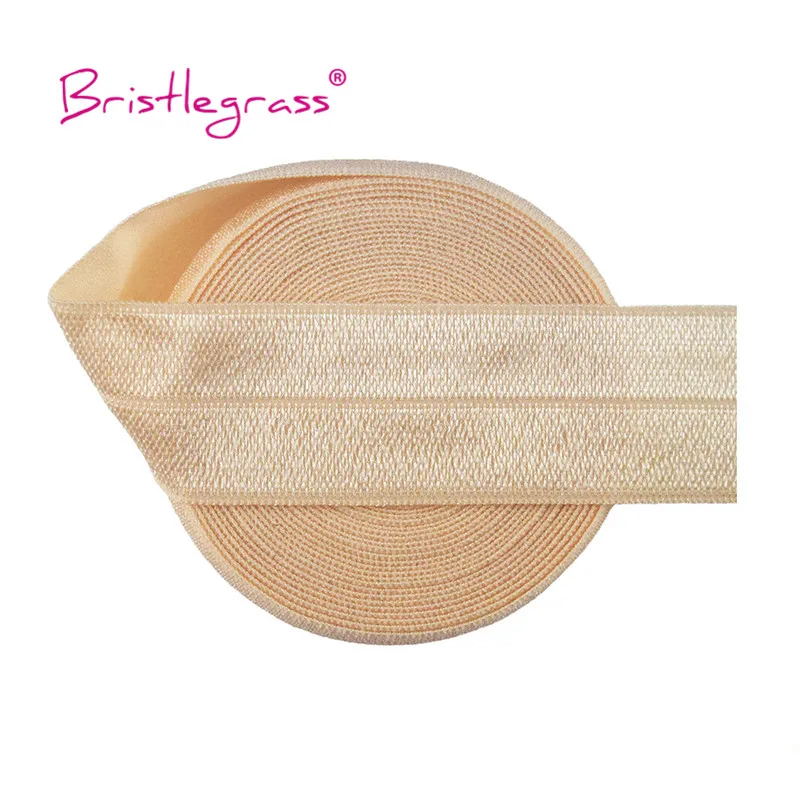 BRISTLEGRASS Großhandel 50 Yard 1 Zoll 25mm Glänzendes FOE Faltbares Elastisches Spandex-Satinband für Stirnbänder, Haarbänder, Kleider und DIY-Näharbeiten – Detail 26