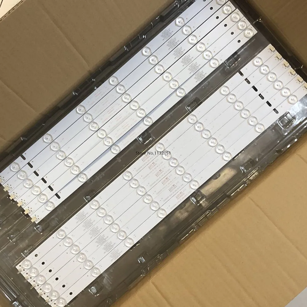 12Pcs LED Lampu Latar Strip untuk 55 "Tv CX55D15L-ZC21A-05 CX55D15R-ZC21A-05 303CX550048 YS-L