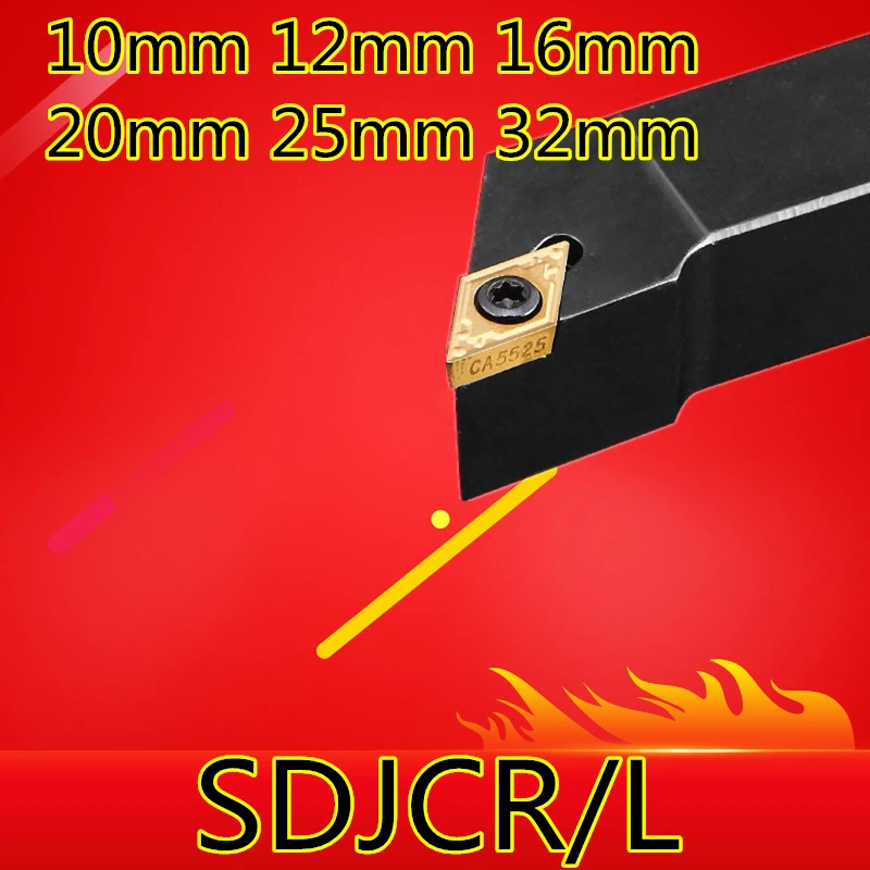 Токарные инструменты SDJCR1010H07 SDJCR1212H07 SDJCR1212H11 SDJCR1616H07 SDJCR1616H11 SDJCR2020K11 SDJCR2525M11 SDJCR3232P11 SDJCL