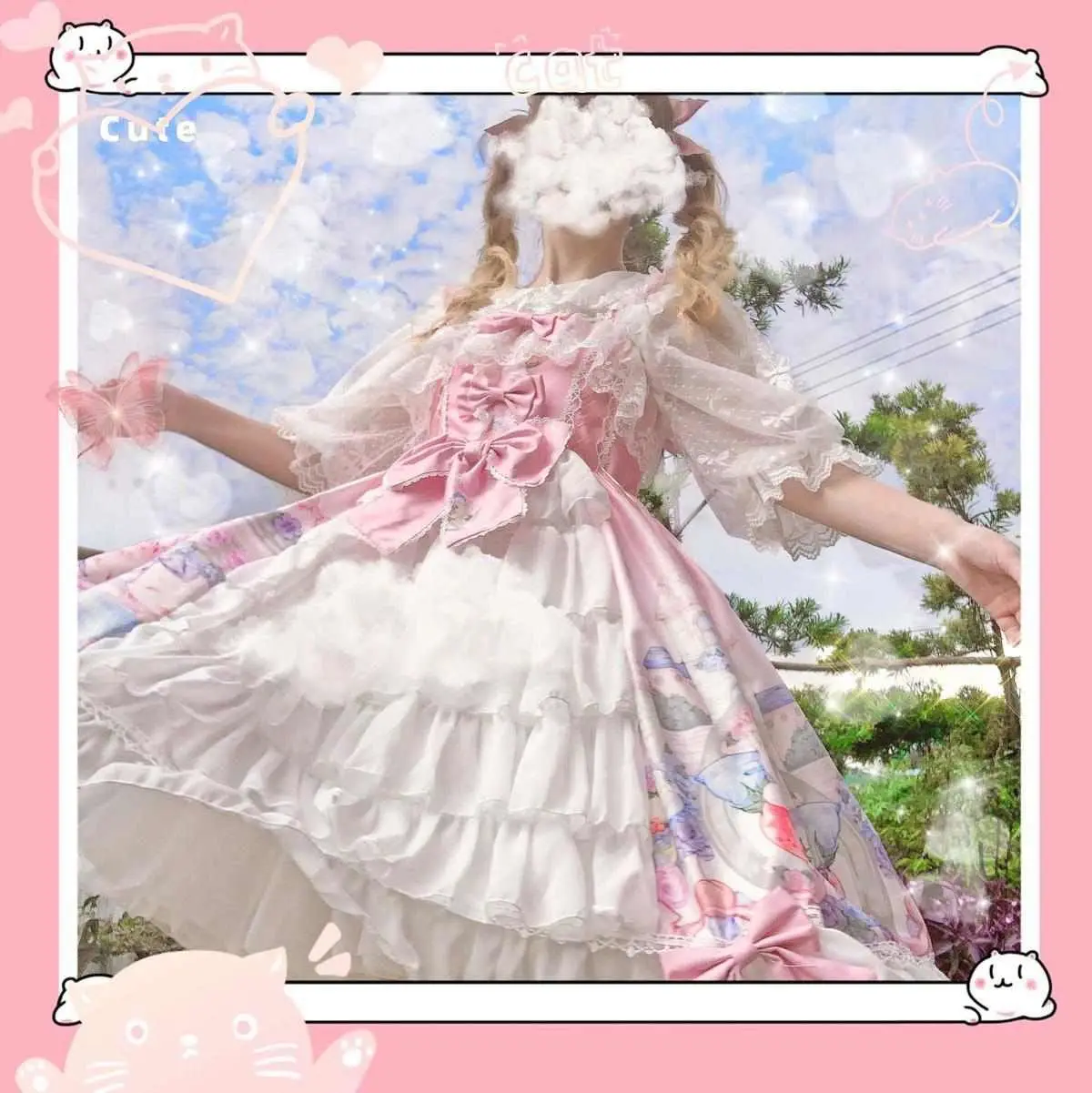 Japanese Sweet Lolita Jsk Dress Women Elegant Gothic Sleeveless Princess Party Dresses Victorian Girly Harajuku Kawaii Vestidos