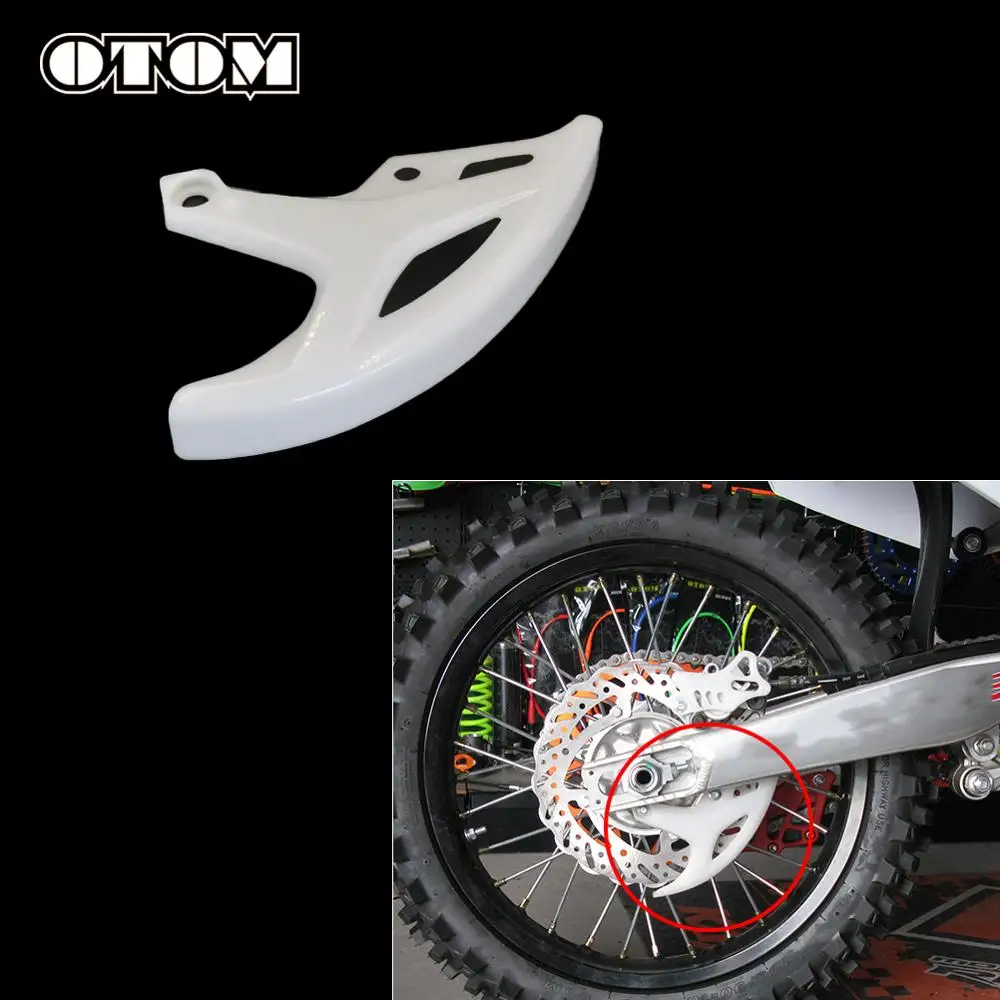 OTOM Rear Brake Disc Guard Cover Protector for Honda CRF 250R CRF250RX CRF250X CRF450L CRF450R CRF450RWE CRF450RX CRF450X