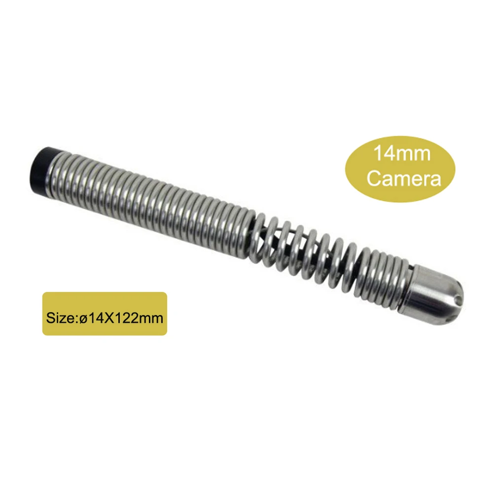 14mm Pipe Inspection Camera System Drain Sewer Duct Detection Video Camera 7'Screen DVR Hard Cable Meter Counter For Closestool