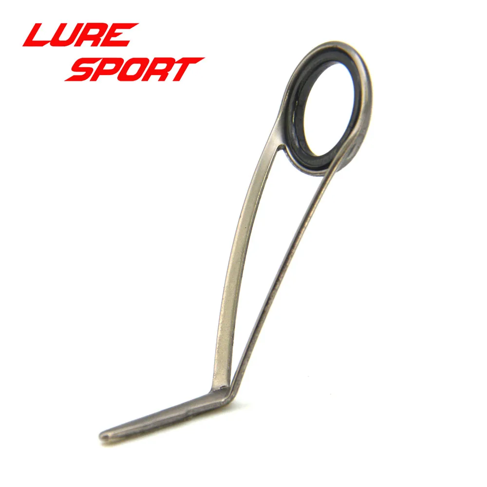 LureSport KLH KL-M KL-L دليل 10 قطعة الفضة مات رمادي إطار فولاذي حلقة سوداء قضيب بناء مكون إصلاح ملحق ذاتي الصنع