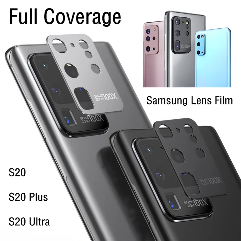 Metal S20 Ultra Plus Phone Back Camera Lens Protection Case for New Samsung Galaxy S20 S20Plus S20ultra Lenses Protector Cover