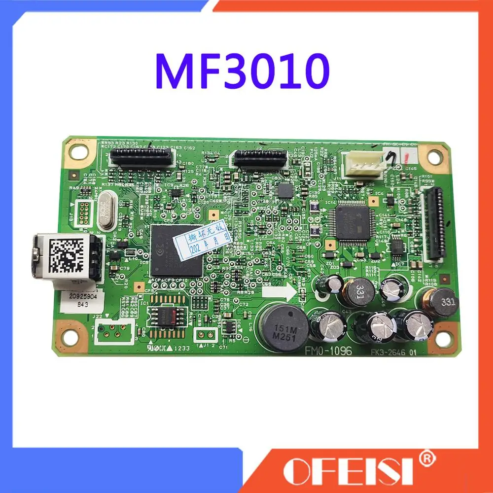 Imagem -04 - Original Formatter Board para Canon Mf3010 Mf3010 mf 3010 Lógica Main Board Mainboard Placa Mãe Fm01096 Fm0-1096000 Parts
