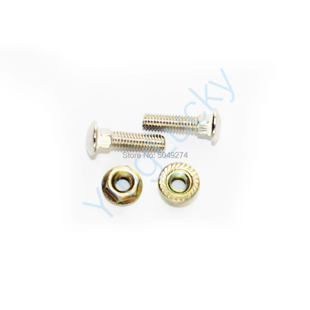 100 pcs Bolt Fixed Screws And Nuts For Coin Dispensers Token Selecter Arcade Machine Console Joystick Game Box