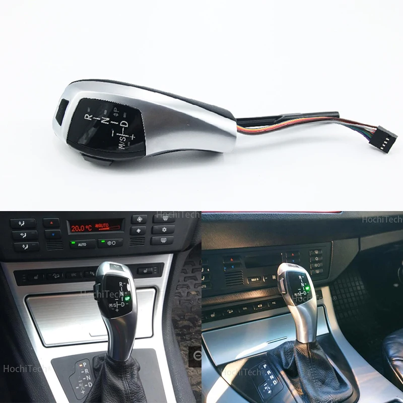 LED Gear Shift Knob Shifter Lever For BMW 1 3 5 6 Series E90 E60 E46 2D 4D E39 E53 E92 E87 E93 E83 X3 E89 Automatic Accessories