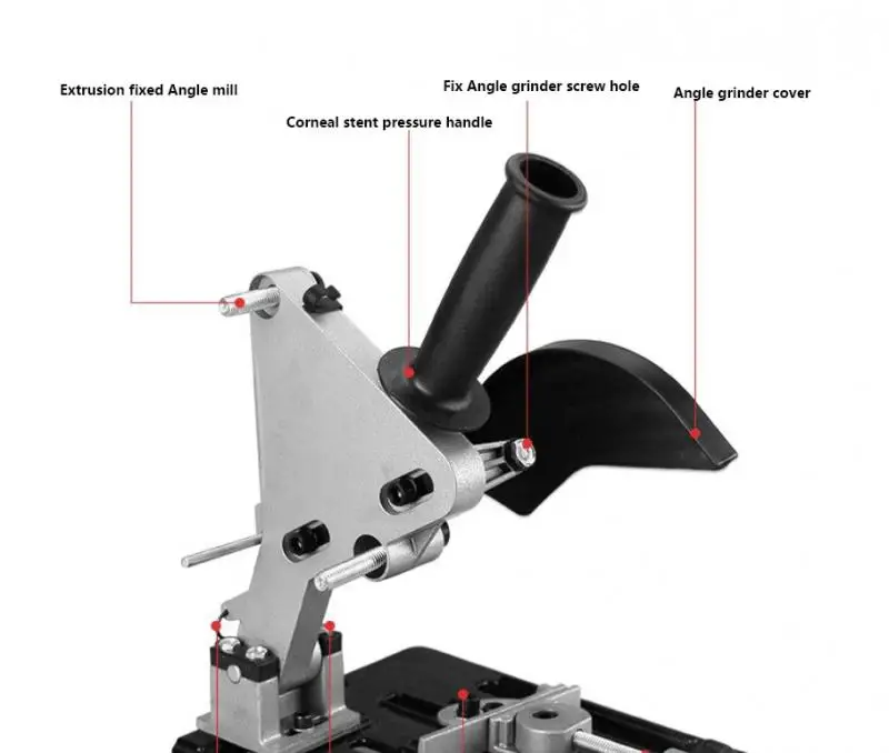 4 Inch Cutting Machine Bracket Fixed Angle Grinder Universal Bracket Angle