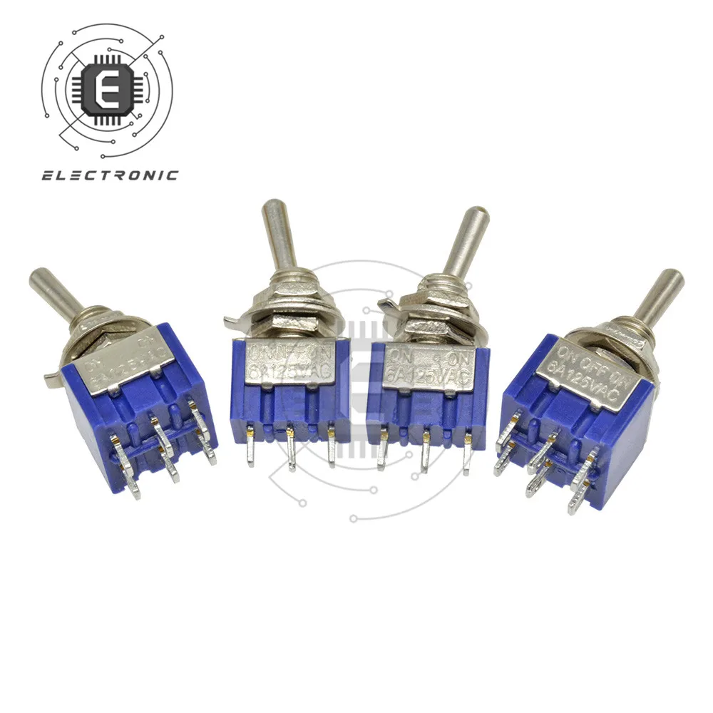 MTS-102/103/202/203/302/303/402/403/123/223/sono disponibili diversi tipi di interruttori a levetta in miniatura