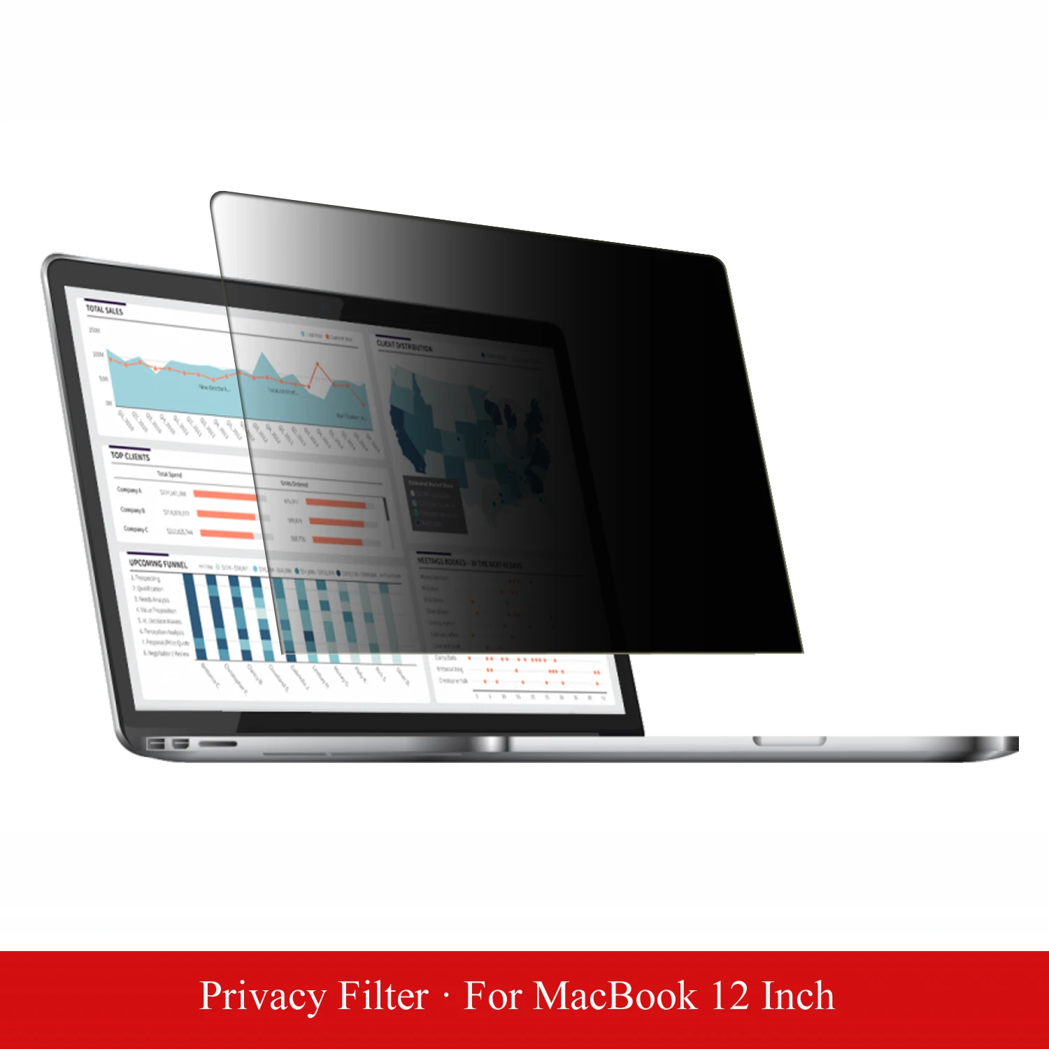 12 inch Anti-Glare Laptop Privacy Filter Screen Protector Film for Apple MacBook 12