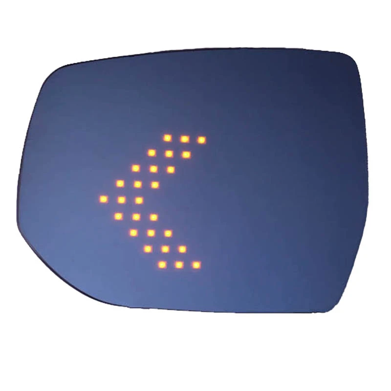 

Side Wing LED Rear View Mirror Blue Glass Wide Angle Vision Dynamic Turn Signal Electric Heating Anti Fog For Malibu