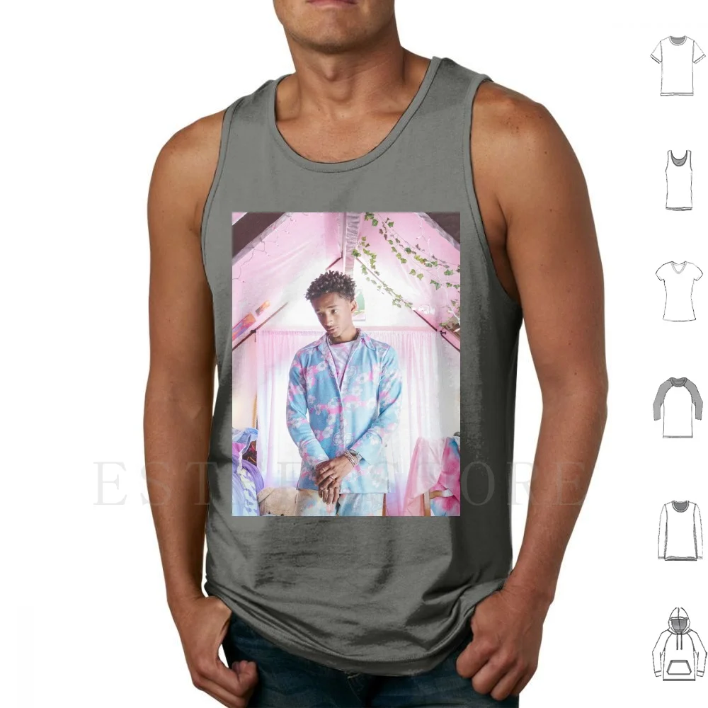 Cabin Jaden Smith Tank Tops Vest 2014 Forest Hills Drive J Cole Blond Flower Boy Rapper Megan The Stallion Lil Durk Lil