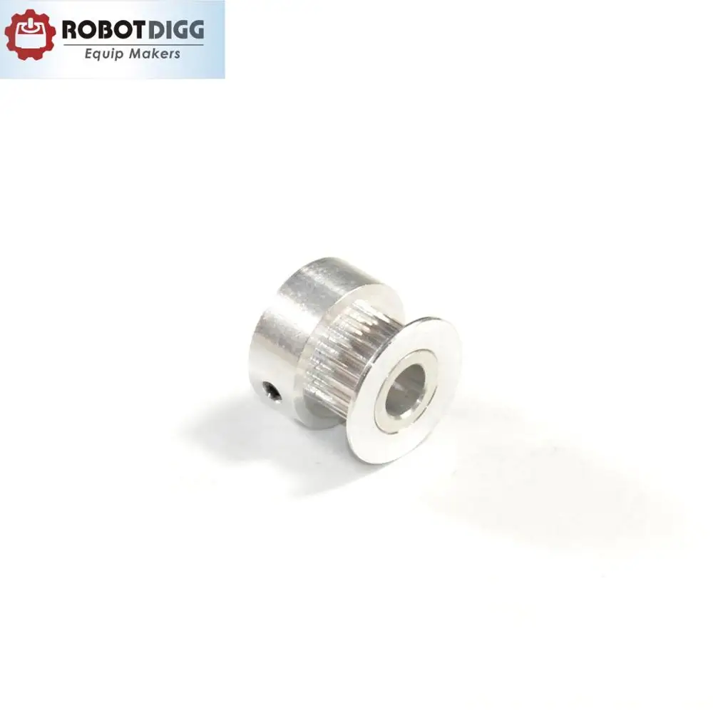MXL 20 gigi 6.35mm puli penanda waktu lubang untuk sabuk lebar 6mm