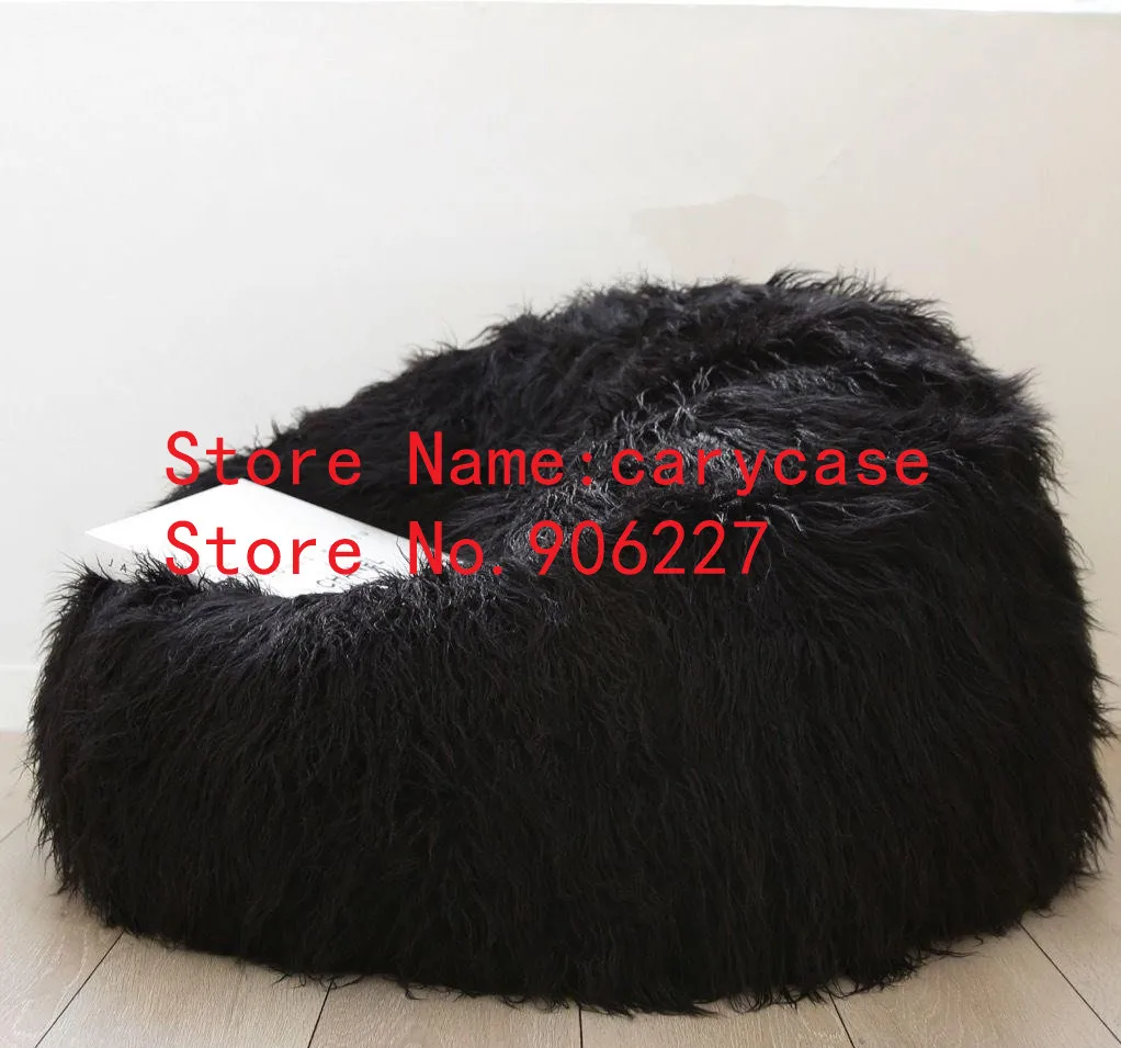 micro soft extra large adults shaggy fur pink bean bag sofa living room sitting lounger,elegant beanbag chair