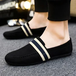 Men Shoes Black Blue Loafers Slip on Male Footwear Adulto Driving Moccasin Soft Comfortable Casual Shoes Men Sneakers Flats