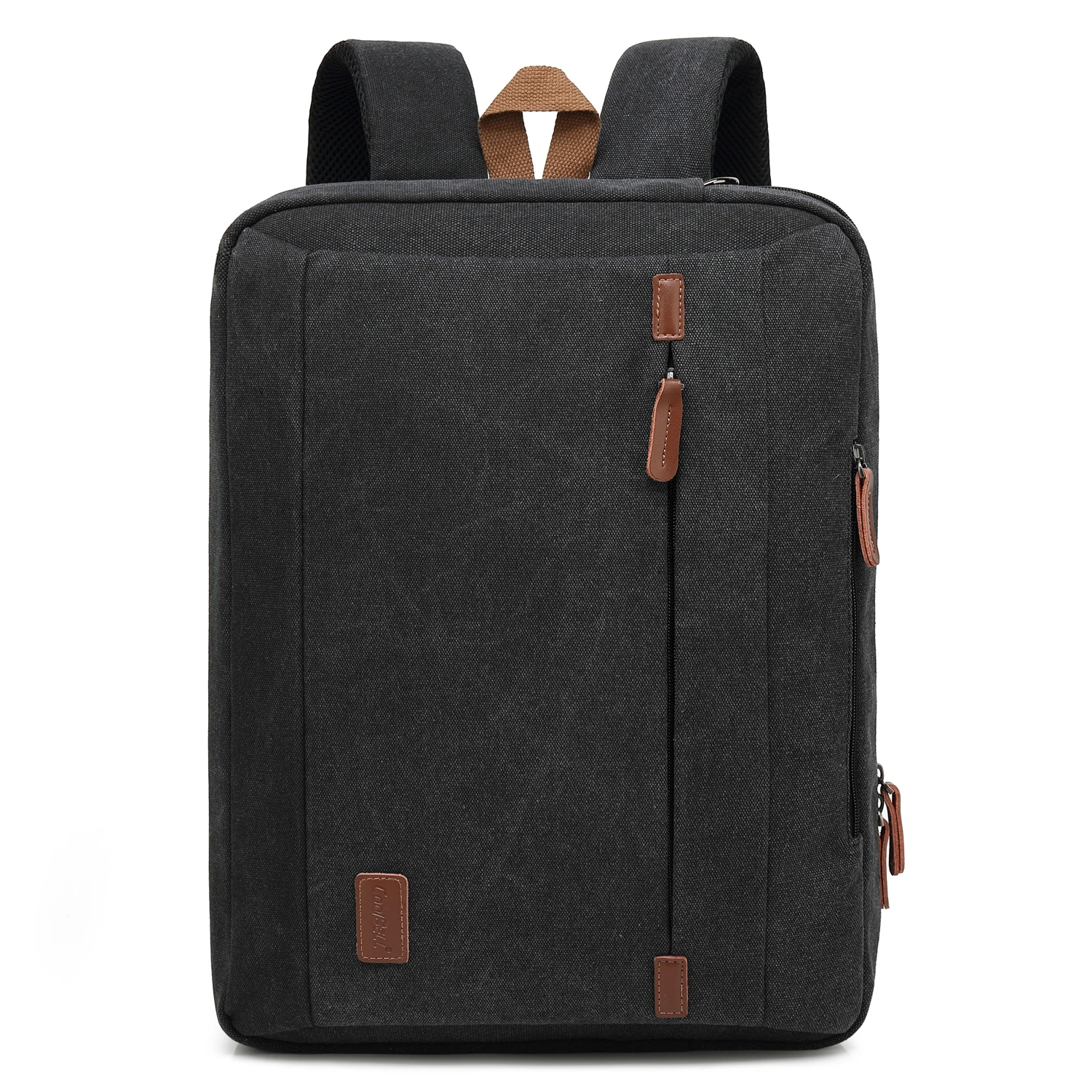 CoolBELL 15.6/17.3 Inches Convertible Laptop Messenger Bag Shoulder Bag Canvas Backpack Oxford Cloth Multi-Functional Briefcase