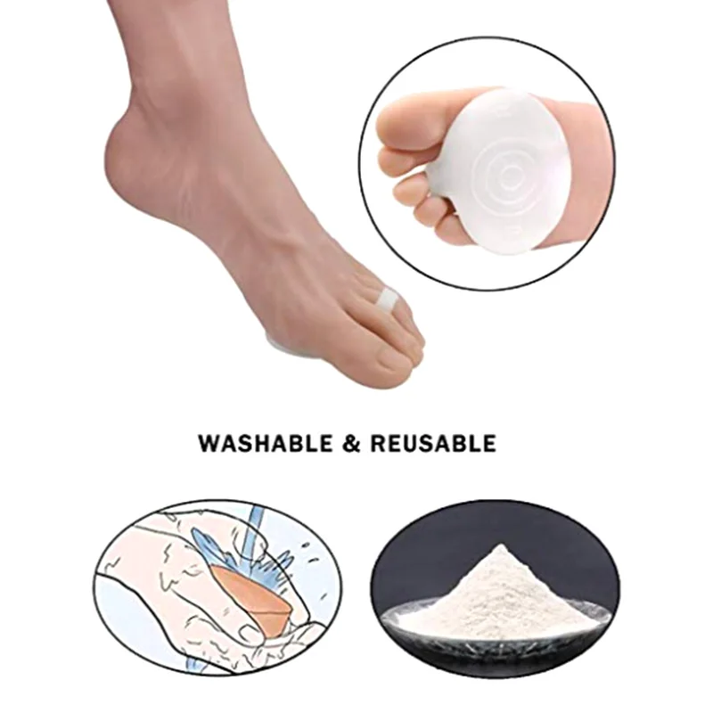 2pcs Metatarsal and Mortons Neuroma Pads Forefoot Pads Ball of Foot Pads Instant Relief for Women and Men tls