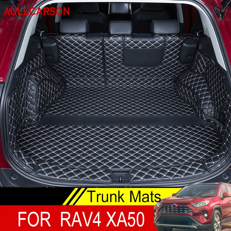 

Кожаные прочные коврики для багажника для Rav4 XA50 2022 2021 2020