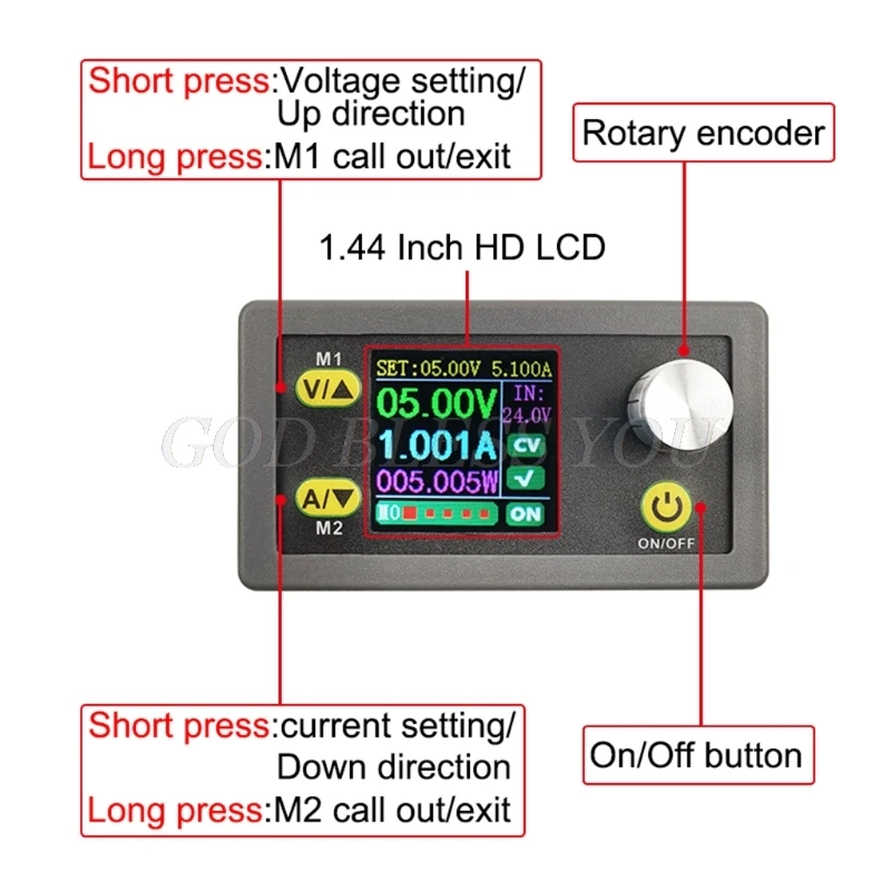 DC DC Buck-Boost Converter CC CV 36V 5A Power Module Adjustable Regulated Laboratory Power Supply Voltmeter Ammeter Drop Ship