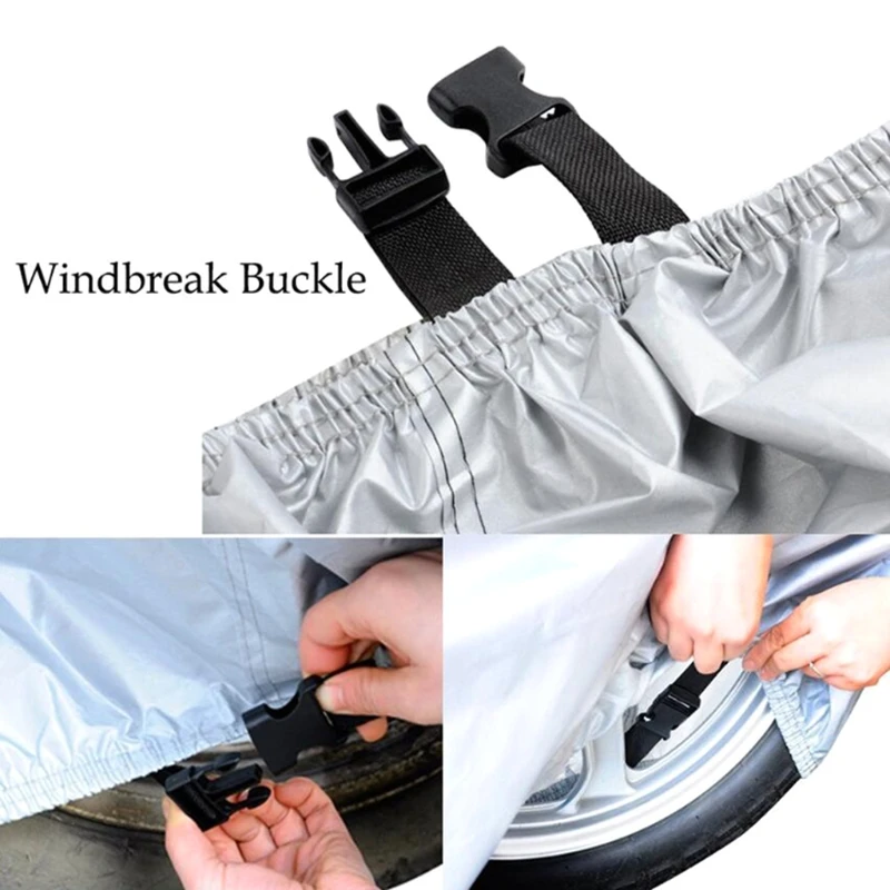 Motorcycle Cover All Season Universal Weather Premium Quality Waterproof Sun Outdoor Protection Durable Storage Bag