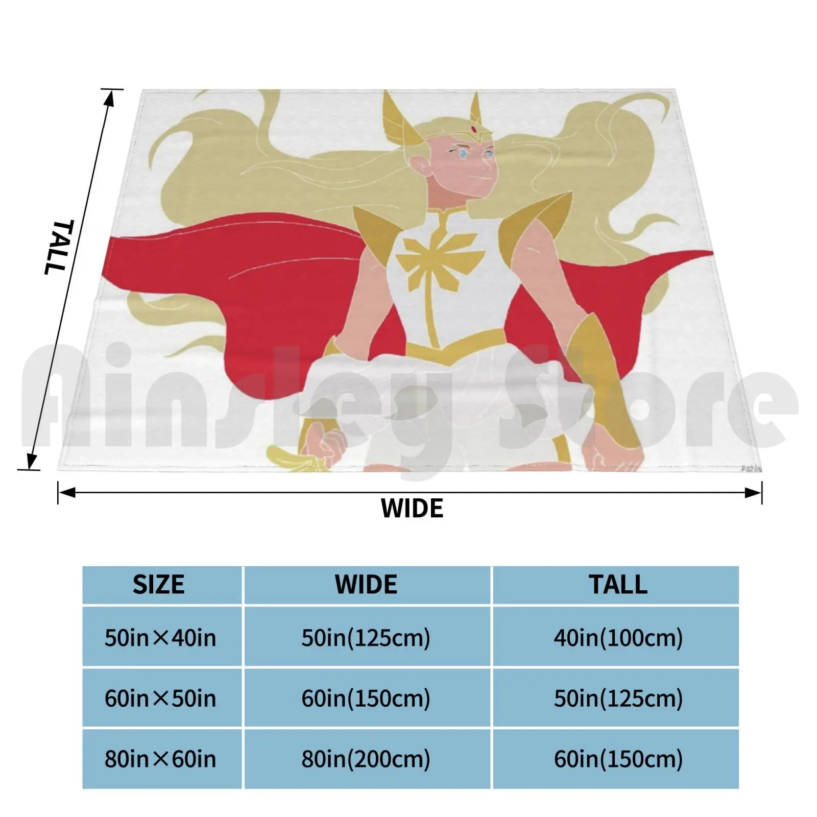 She-Ra : Princess Of Power Blanket Fashion Custom Shera She Ra Princess Of Power Adora Glimmer Light Hope