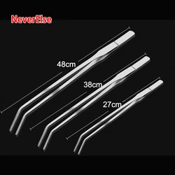 27cm 38cm 48cm Aquarium tweezers Stainless Steel, Non-slip Antiskid Long Tweezers for aquatic water grass Plants waterweed tank