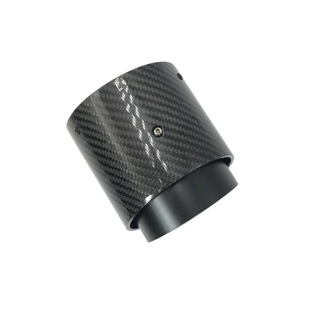 Free Shipping Black Carbon Fiber Muffler Tip Fit for BMW Mini Cooper Exhaust Tip R55 R56 R57 R58 R59 R60 R61 F54 F55 F56 F57 F60