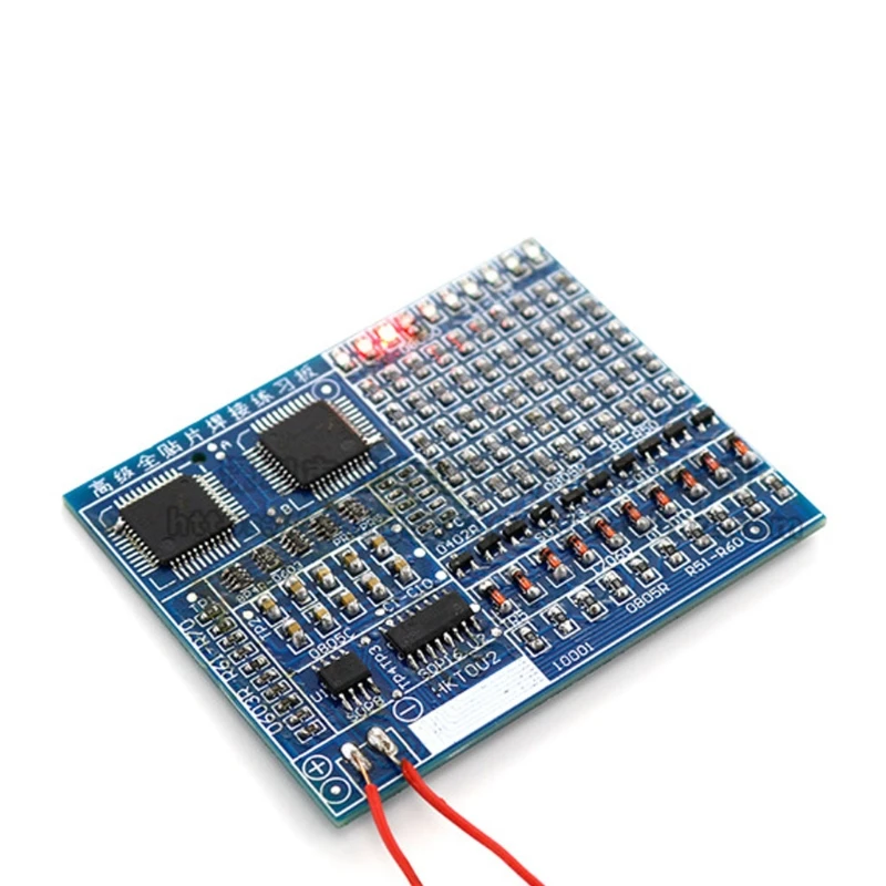 Tableau de pratique de soudage, bricolage, entraînement aux compétences SMT, outil d'exercices spéciaux pour les compétitions d'assemblage électronique, les examens