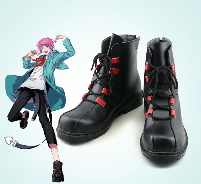 Chaussures de Cosplay Division Rap Battle Amemura Ramuda, micro, chaussures d'halloween