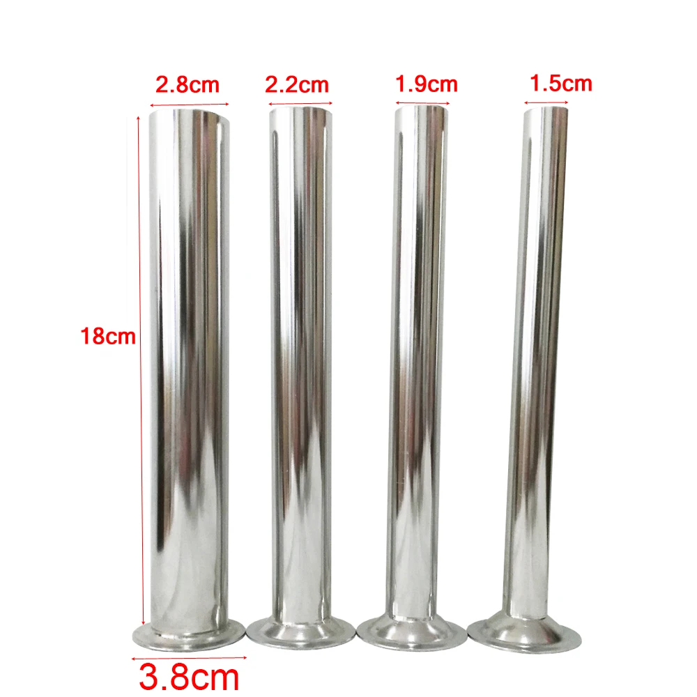 

Прямая поставка, 6 фунтов, 8 фунтов, Мясорубка из нержавеющей стали для пищевых продуктов, наполняющая воронка, трубка для мяса, трубка для наполнения колбасы ручной работы, трубки для колбасы