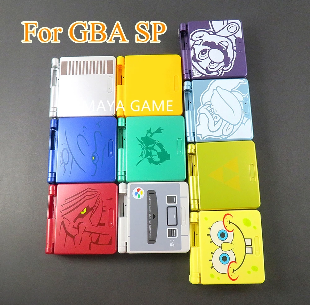 Toàn Bộ Nhà Ở Bao Repairt Phần Dành Cho Máy Nintendo GBA SP Dành Cho Gameboy Dán Dẫn Điện Dính Vít Nút
