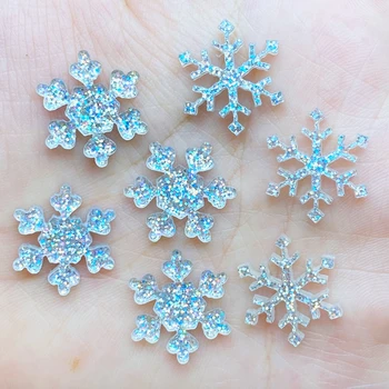 Shining Snowflake Cabochons 1