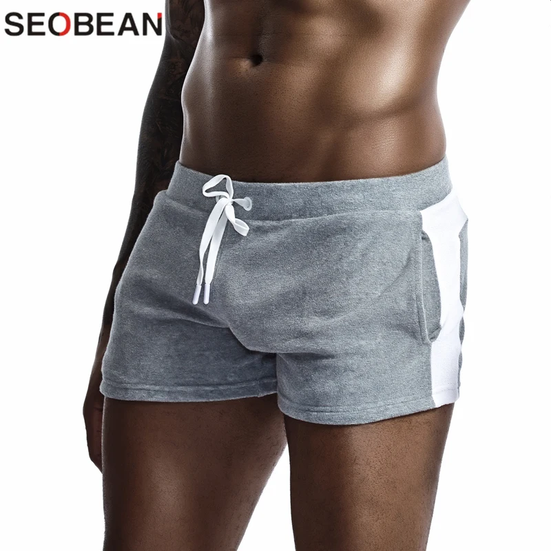 Pyjamas Lounge Shorts Men Pajamas Bottoms Men\'s Sleepwear Shorts Cotton Soft Fashion Simple Home Pants Indoor Fitness Shorts