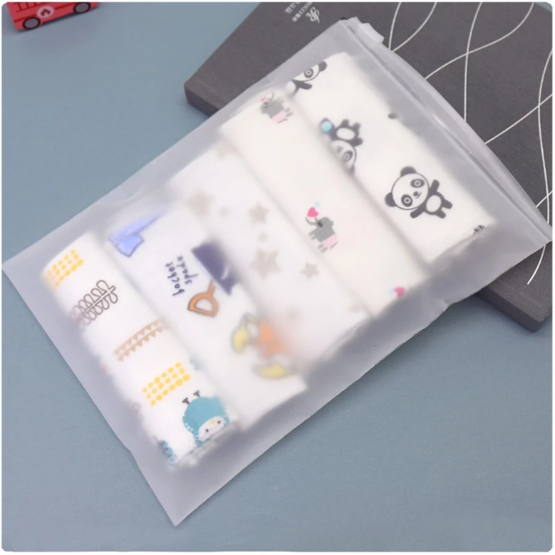 5Pcs Cotton Newborn Bathing Towels Saliva Towel Baby Washcloth Handkerchief 54DA