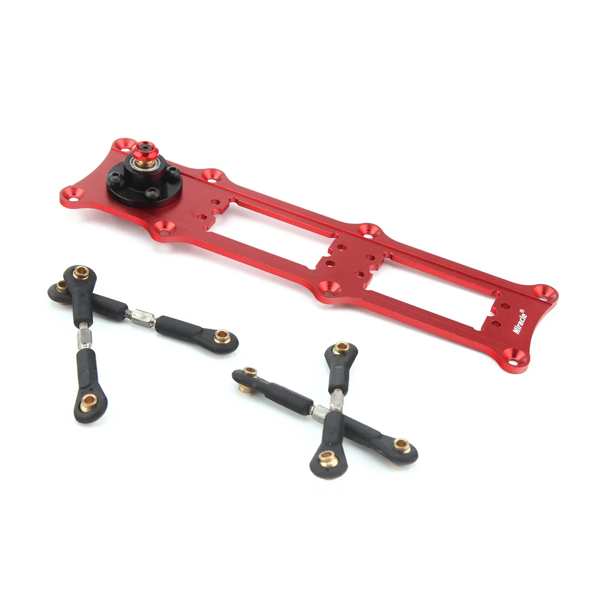 

1Set Aluminum Alloy Servo Dual Rudders Mount/Rudder Tray Set with 5" Double Arm kit