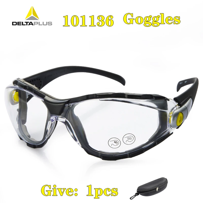 

101136 Sponge frame Goggles Original high quality Anti-fog Ultraviolet rays Shockproof Anti-greasy Labor protection goggles