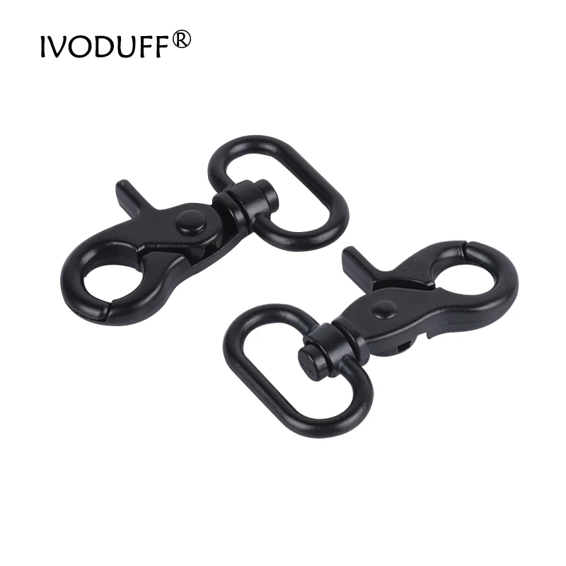 5xheavy Duty 1 pulgada giratorio Spring Eye Snap Clip Hook Snap Hook para bolso